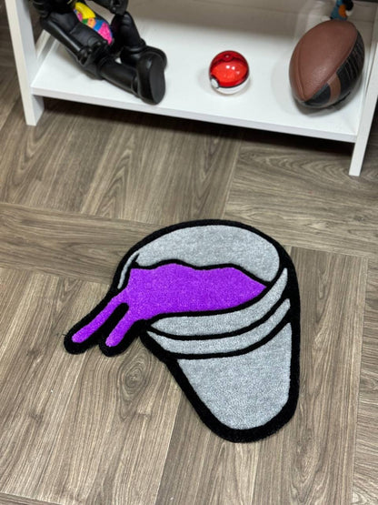 Custom rugs lean cup rug Tufted rug.Handmade rugs.Rugs for bedroom aesthetic.hypebeast rug. made to order.plant decor Hand tufted rug.