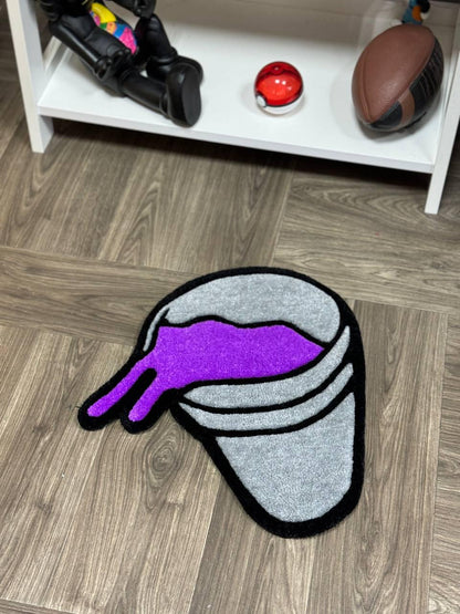 Custom rugs lean cup rug Tufted rug.Handmade rugs.Rugs for bedroom aesthetic.hypebeast rug. made to order.plant decor Hand tufted rug.