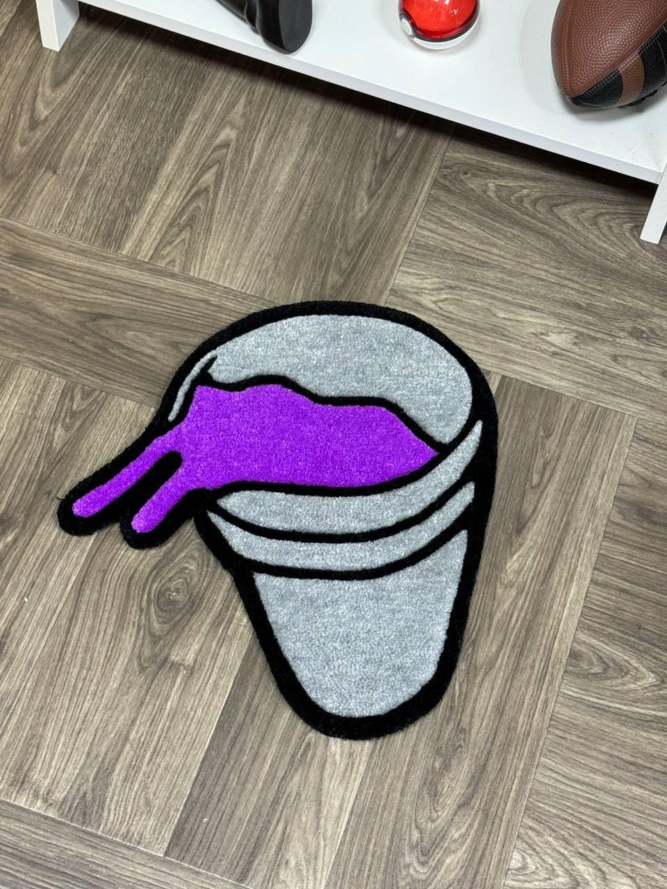 Custom rugs lean cup rug Tufted rug.Handmade rugs.Rugs for bedroom aesthetic.hypebeast rug. made to order.plant decor Hand tufted rug.