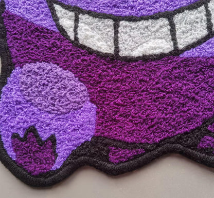 Gengar Rug,Knitting Handmade Non-slip Area Rug Home Decor