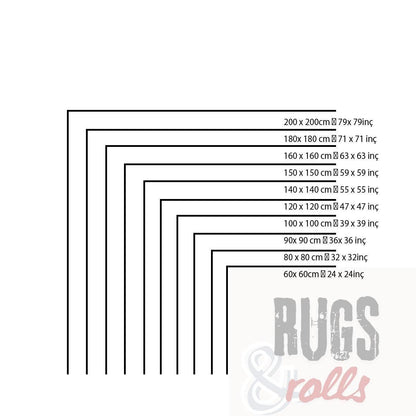 Rug Stacked Style: The Playful Burger Statement Rug for the Ultimate Food Lover's Space Polyester Rug