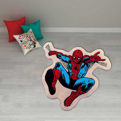 Spiderman Rug, Cartoon Rug, Boyroom Rug, Children Rugs,Gift For Him,Gift For Him,Spiderman Patterned Rug,Spider-Man,SpiderMan Rug,custom rug