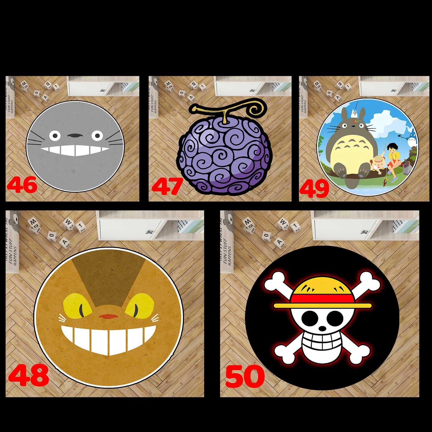 Anime breakfast rug, toasted rug, Anime Rug,egg and avo on toast,my take on tic tac toe, Anime Lover Gift Rug Japan Anime Pattern,custom rug