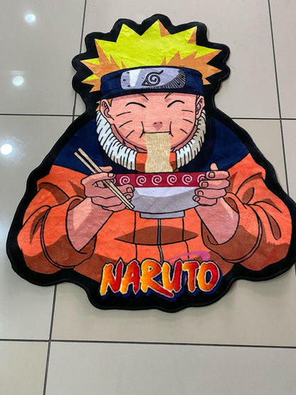 Anime breakfast rug, toasted rug, Anime Rug,egg and avo on toast,my take on tic tac toe, Anime Lover Gift Rug Japan Anime Pattern,custom rug