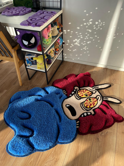 Tufted custom rug fluffy 3d carpet cartoon tufting home decor