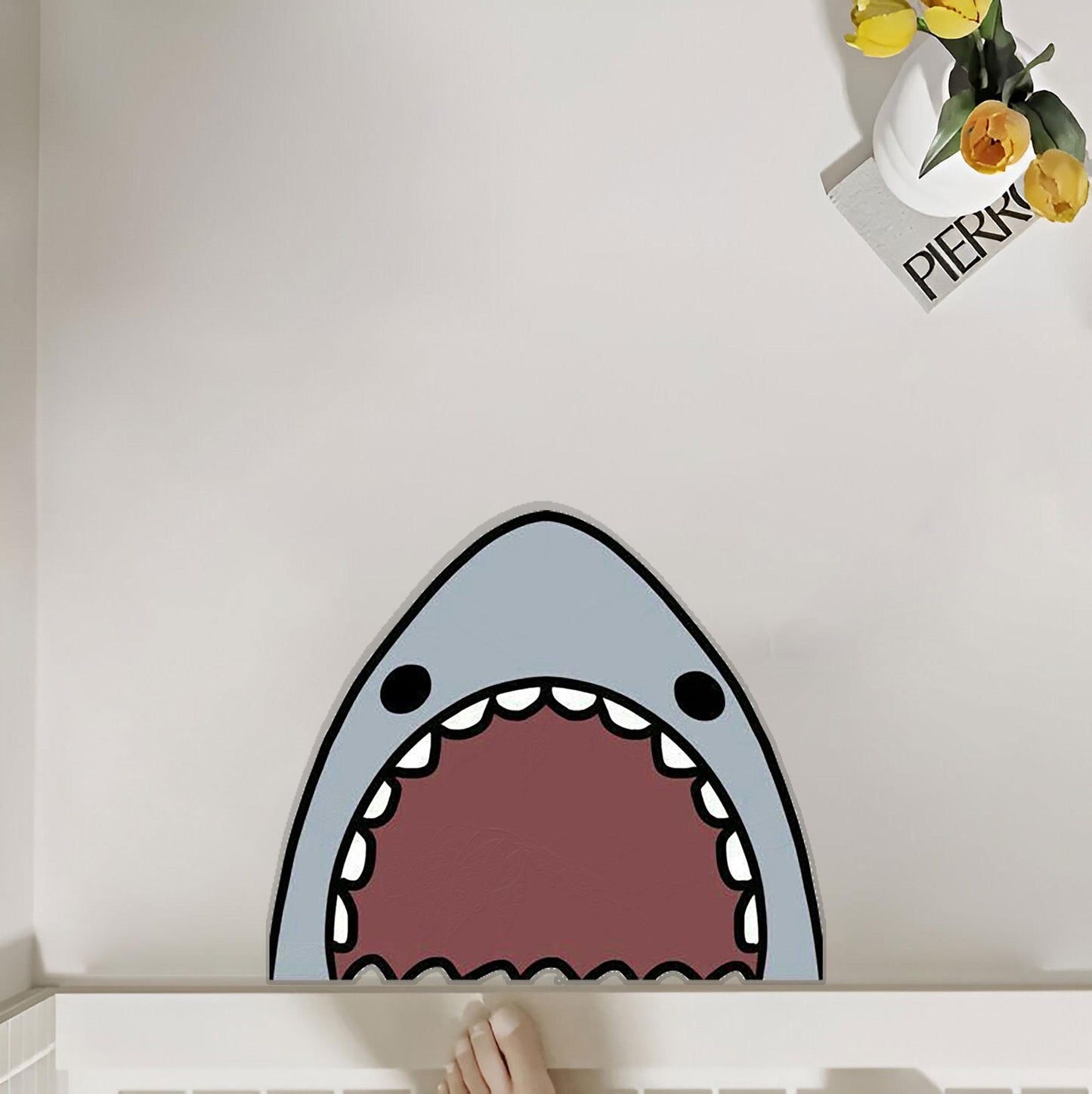 The Adorable Plush Rug Shark for Cozy Spaces Polyester Rug
