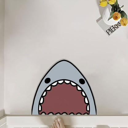 The Adorable Plush Rug Shark for Cozy Spaces Polyester Rug