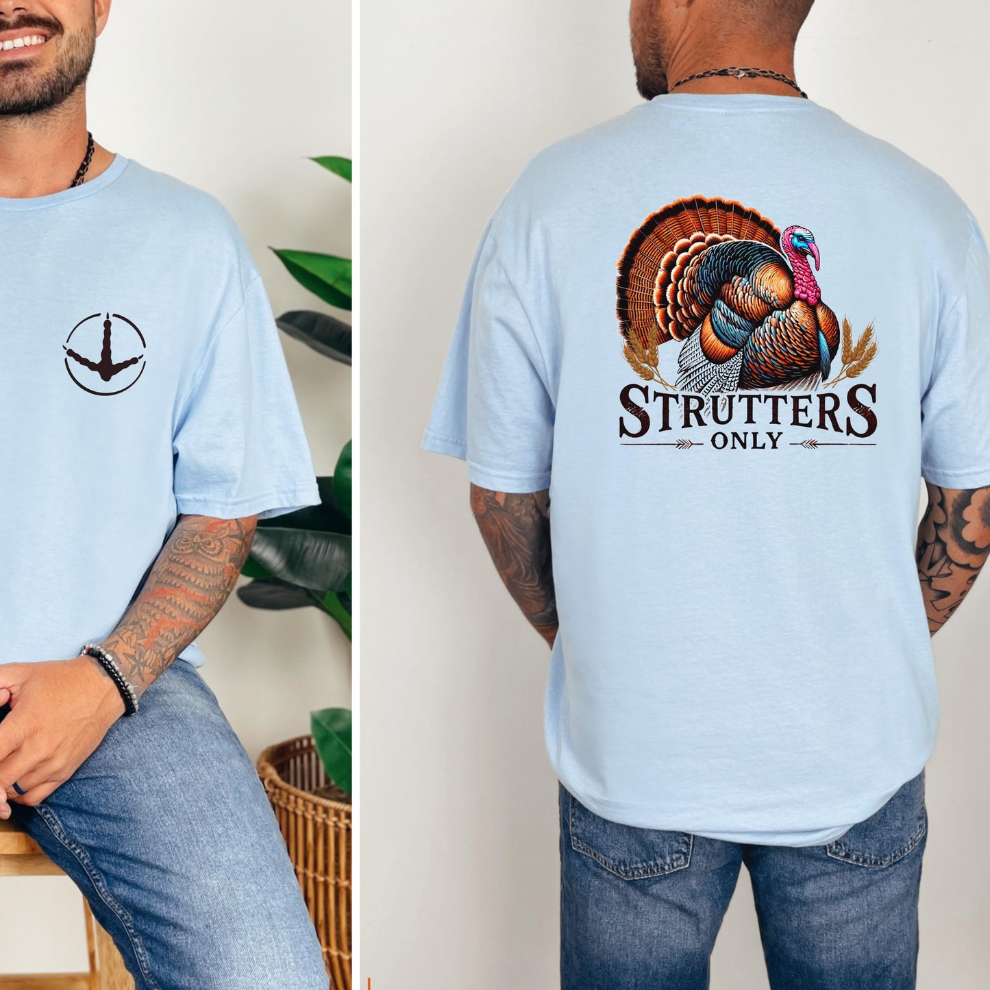 Wild Turkey Hunting T-Shirt: Hunter's Gift, Softstyle Cotton