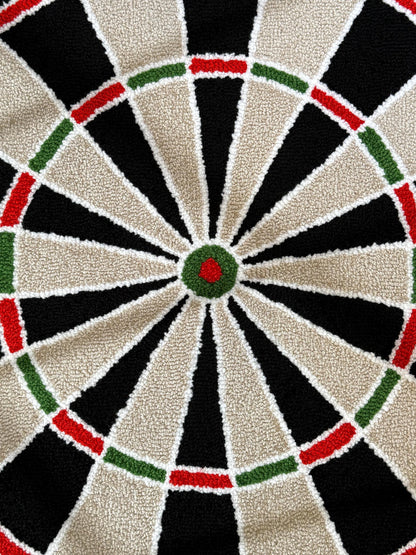 Dart Board Tufted Rug, Handmade Board Rug, Customized Rug, Game Room Tufted Rug, Bedroom Carpet, Game Room Carpet