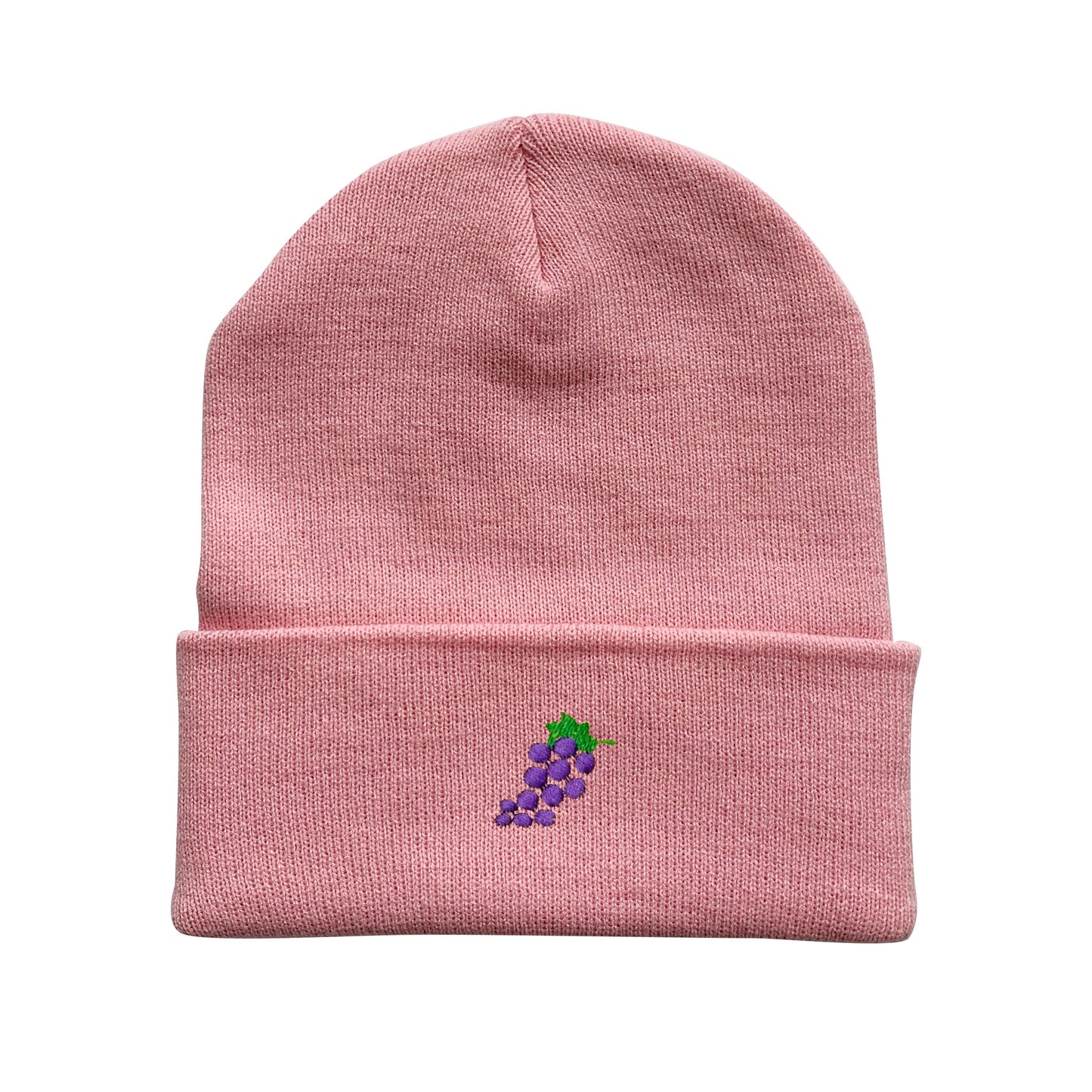 Grapes Embroidered Beanie Winter Beanie