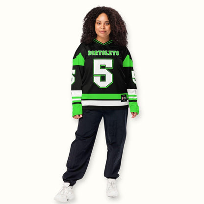 Bold Number 5 Oversized Racing Hockey Jersey – Lightweight Unisex Streetwear Jersey for Racing Enthusiasts