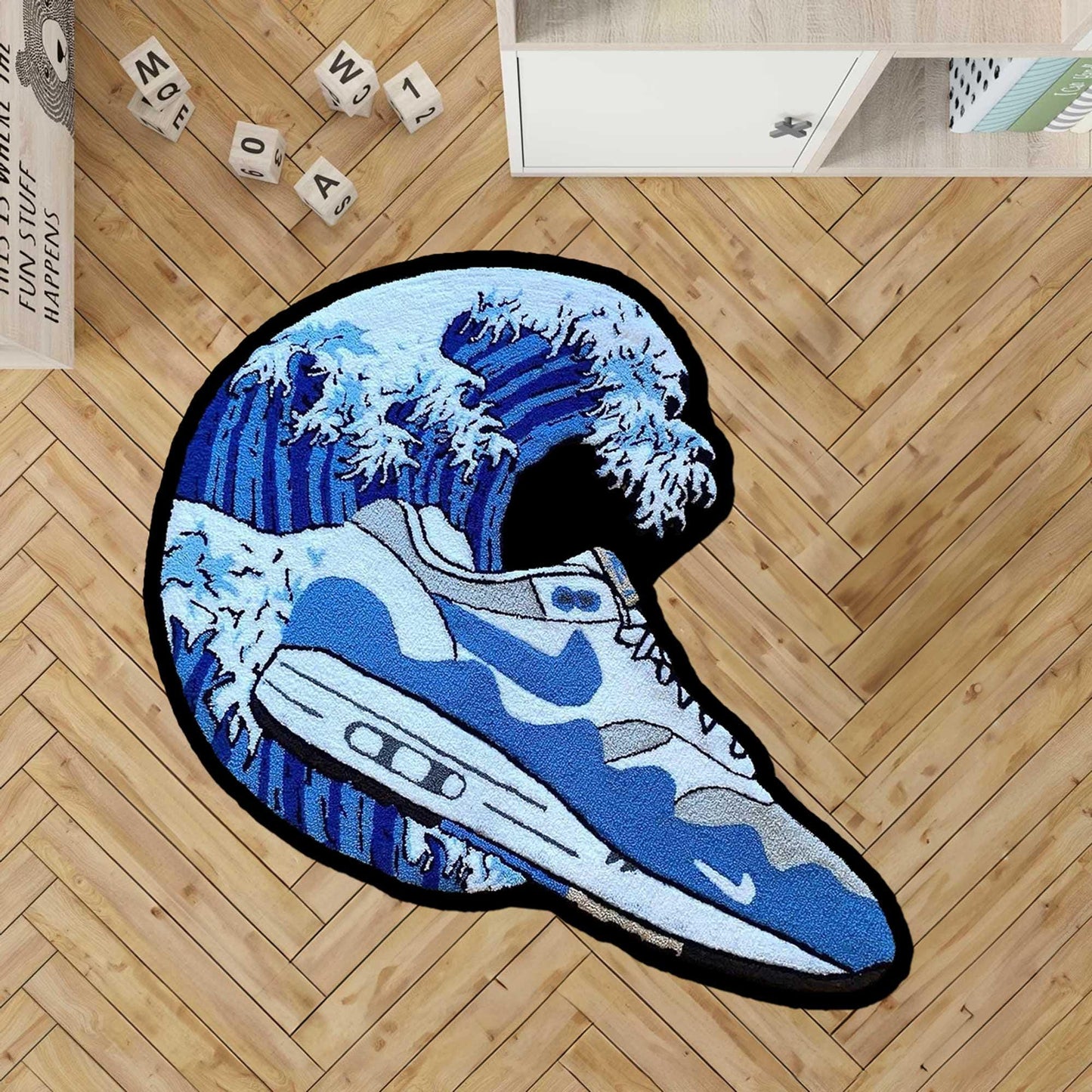 Sneaker Rug, Shoes Rug,Urban Style Rug,Air Shoes Rug,Sneaker Room Decor, Sneaker Mat,Gift For Him,Teenage Room Rug,Street Fashion,Hypebeast