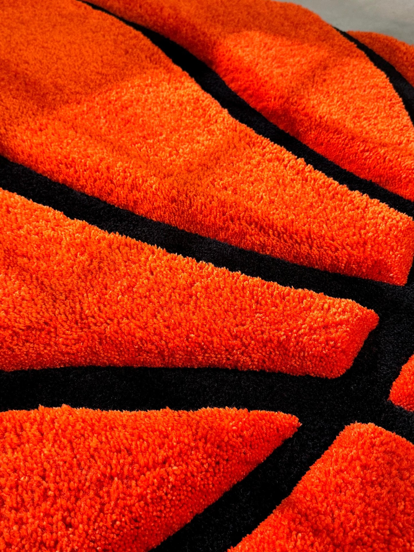 Basketball 3D Rug, 3D Fluffy Ball, Sports Fun Gift, Teenager Room Decor, Game Room Decor, Basketball Player gift, Christmas Gift