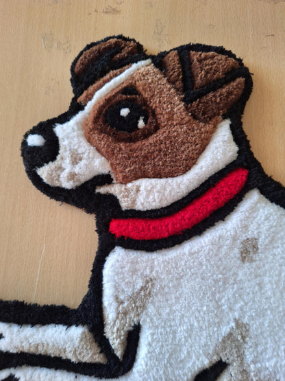 Custom Pet Portrait Rug: Handmade Tufted Dog & Cat Rug