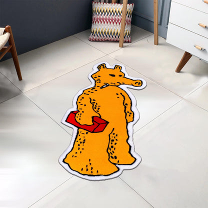 Mf Doom Rug, Doctor Doom Rug, Quasimoto Rug, Quasimoto 'Lord Quas', Quasimoto Inspired Rug, Hip Hop Rug, Area Rug,  Tufted Look Printed Rug