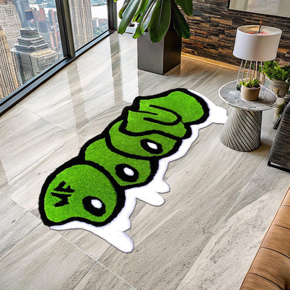 Doctor Doom Rug, Quasimoto Rug, Doom Rug, Mf Doom Rug, Quasimoto 'Lord Quas', Quasimoto Inspired Rug, Hip Hop Rug, Tufted Look Printed Rug