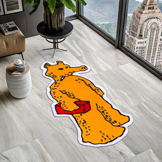 Quasimoto 'Lord Quas', Doctor Doom Rug, Quasimoto Rug, Doom Rug, Mf Doom Rug, Quasimoto Inspired Rug, Hip Hop Rug, Tufted Look Printed Rug