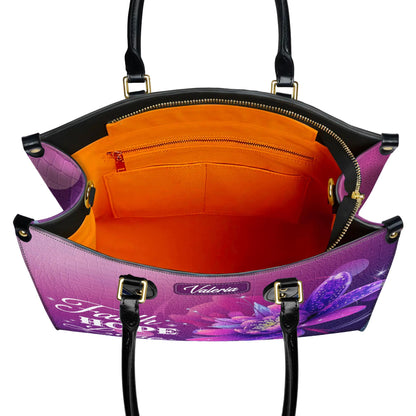 Personalized Leather Handbag, Custom Leather Purse, Christian Bag, Best Gifts for Women, Christian Gifts, Christian Mother's Day Gift