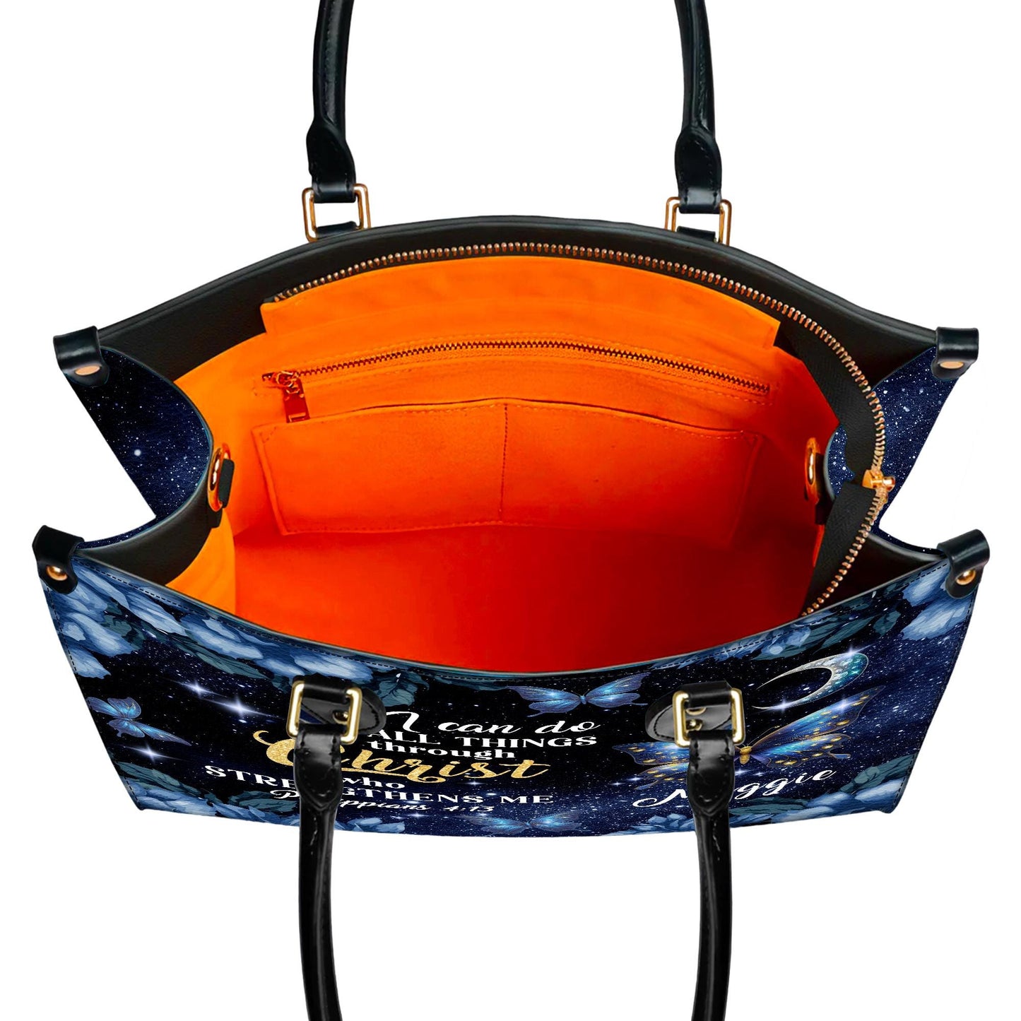 Personalized Leather Handbag, Custom Leather Purse, Christian Bag, Best Gifts for Women, Christian Gifts, Christian Mother's Day Gift