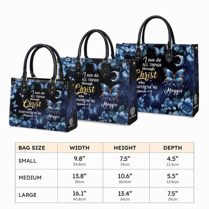 Personalized Leather Handbag, Custom Leather Purse, Christian Bag, Best Gifts for Women, Christian Gifts, Christian Mother's Day Gift