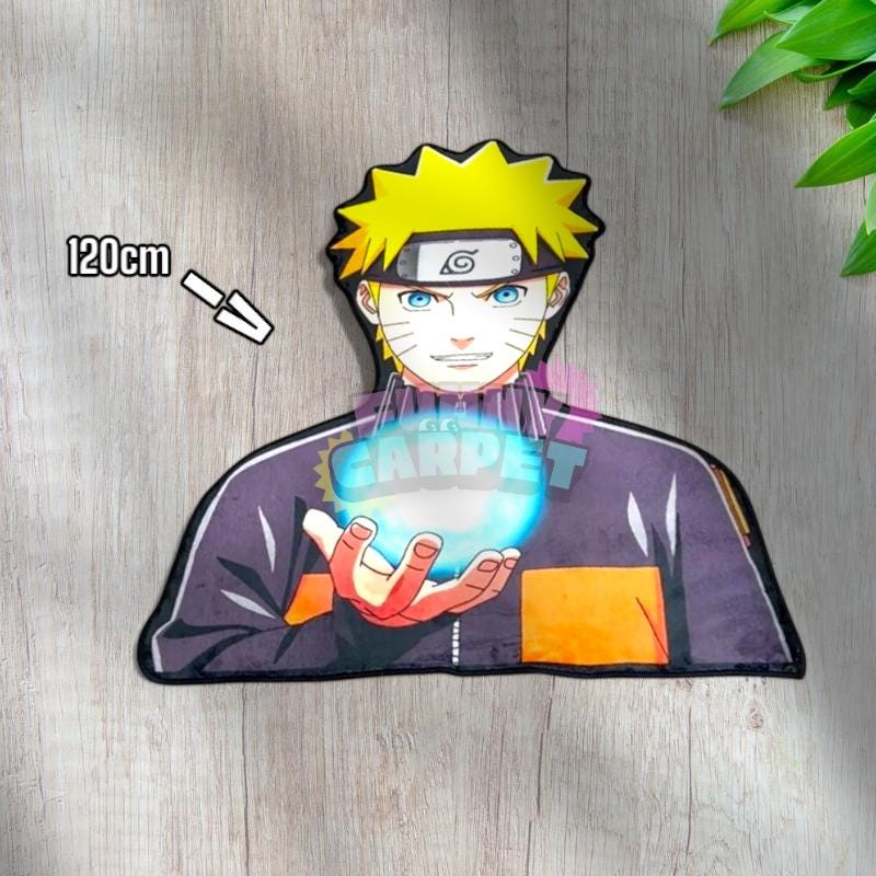 Power Glow Anime Rug – Cool Shaped Carpet for Bedroom & Gamer Decor – Soft Cartoon Floor Mat in 5 Sizes