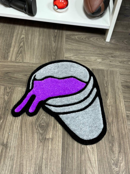 Custom rugs lean cup rug Tufted rug.Handmade rugs.Rugs for bedroom aesthetic.hypebeast rug. made to order.plant decor Hand tufted rug.