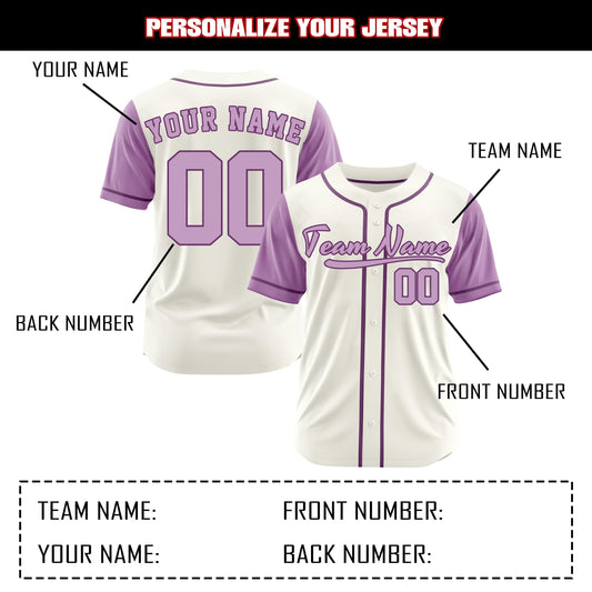 Custom baseball jersey personalized team name and number embroidery craft baseball uniforms suitable for baseball fans baseball lovers gifts