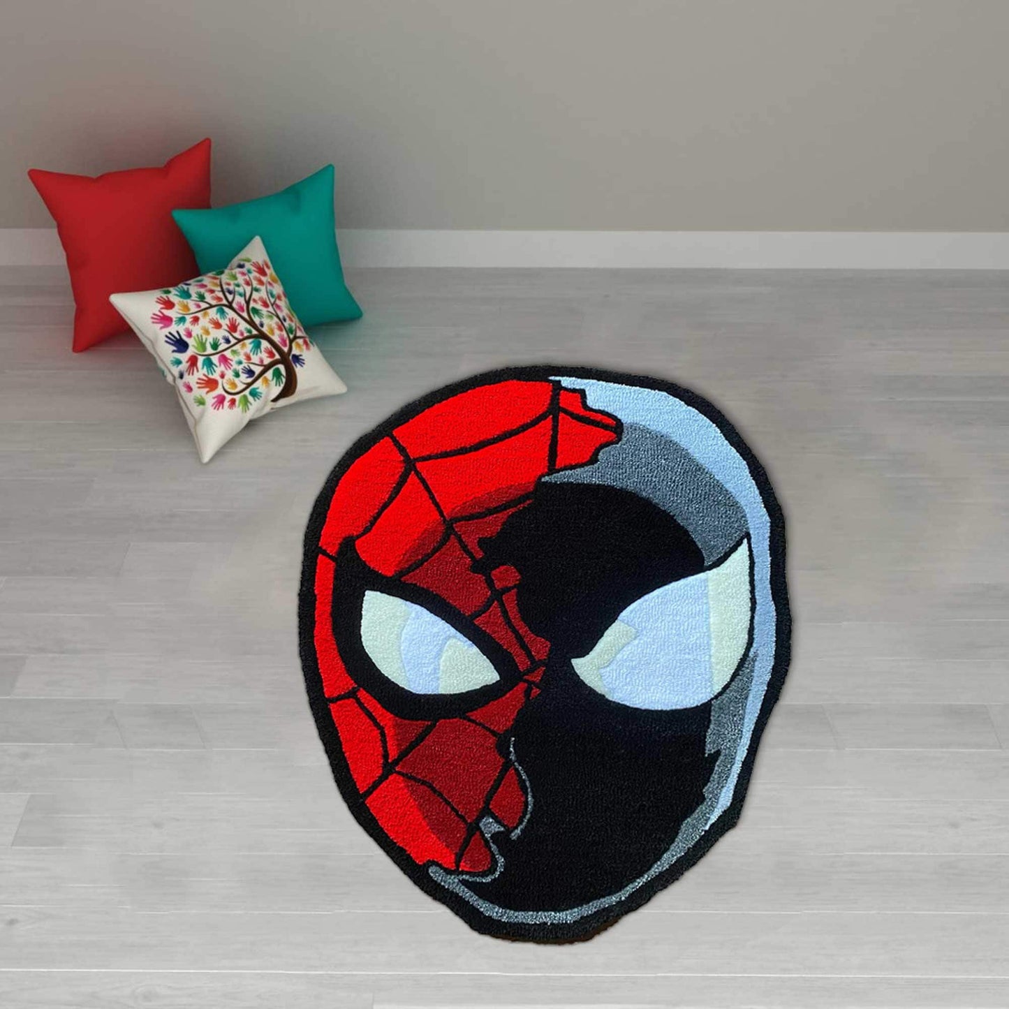 Spiderman Rug, Cartoon Rug, Boyroom Rug, Children Rugs,Gift For Him,Gift For Him,Spiderman Patterned Rug,Spider-Man,SpiderMan Rug,custom rug