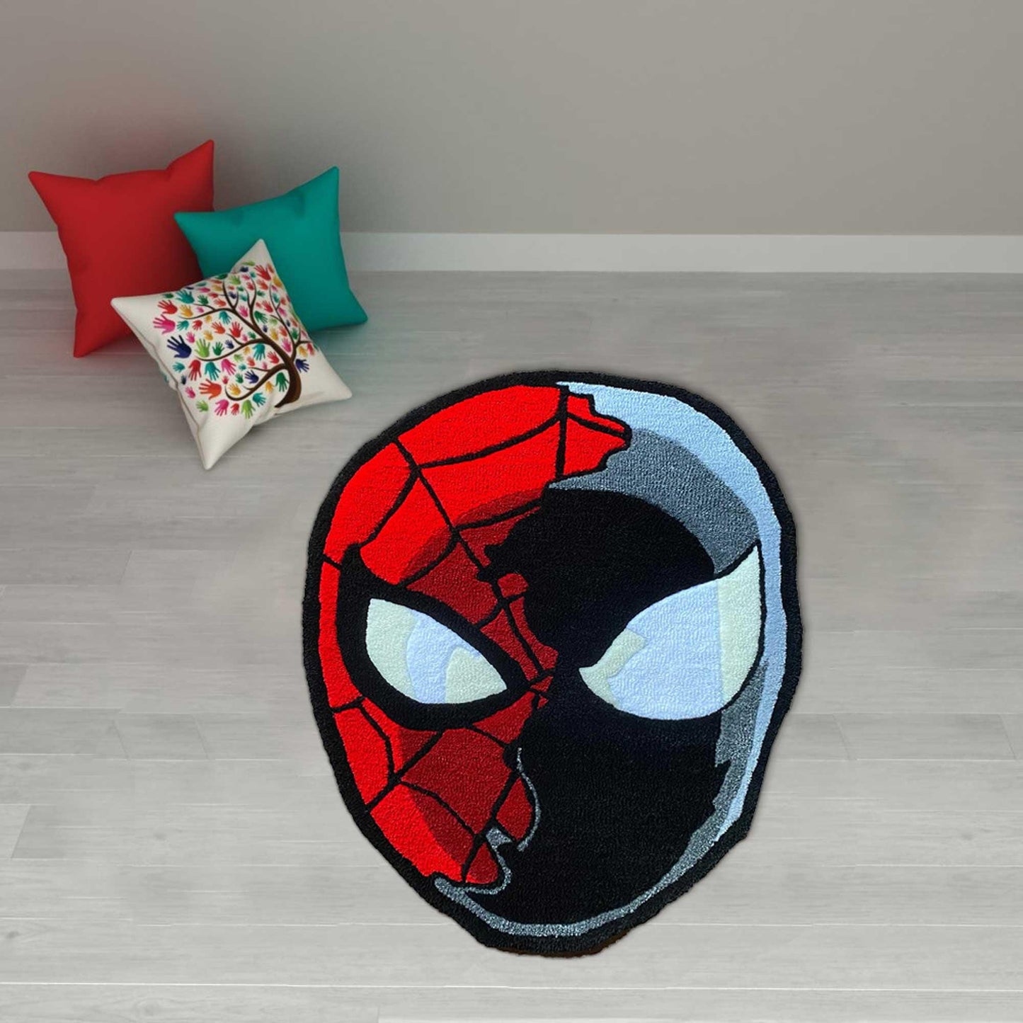 Spiderman Rug, Cartoon Rug, Boyroom Rug, Children Rugs,Gift For Him,Gift For Him,Spiderman Patterned Rug,Spider-Man,SpiderMan Rug,custom rug