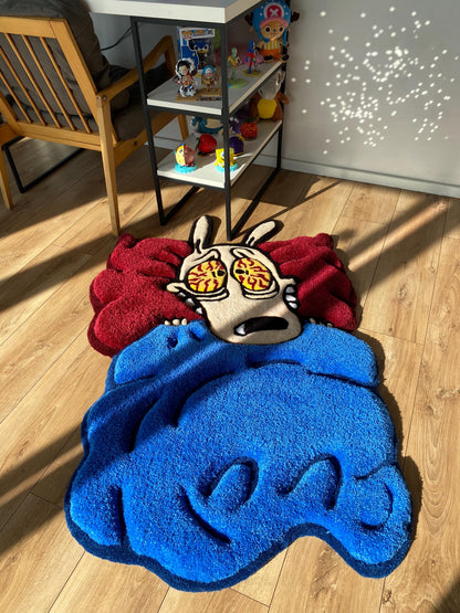 Tufted custom rug fluffy 3d carpet cartoon tufting home decor