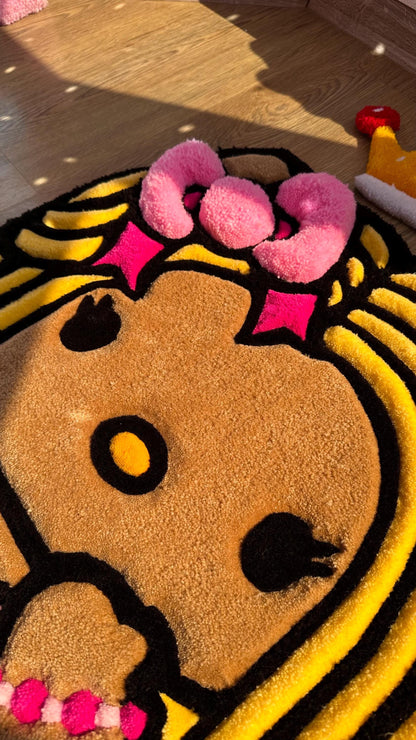 Custom Kitty Tufted Rug – Super Puffy 3D Handmade Rug, Cute Carpet, Kawaii Girl Room Decor, Unique Gift for Her or Bedroom Mat