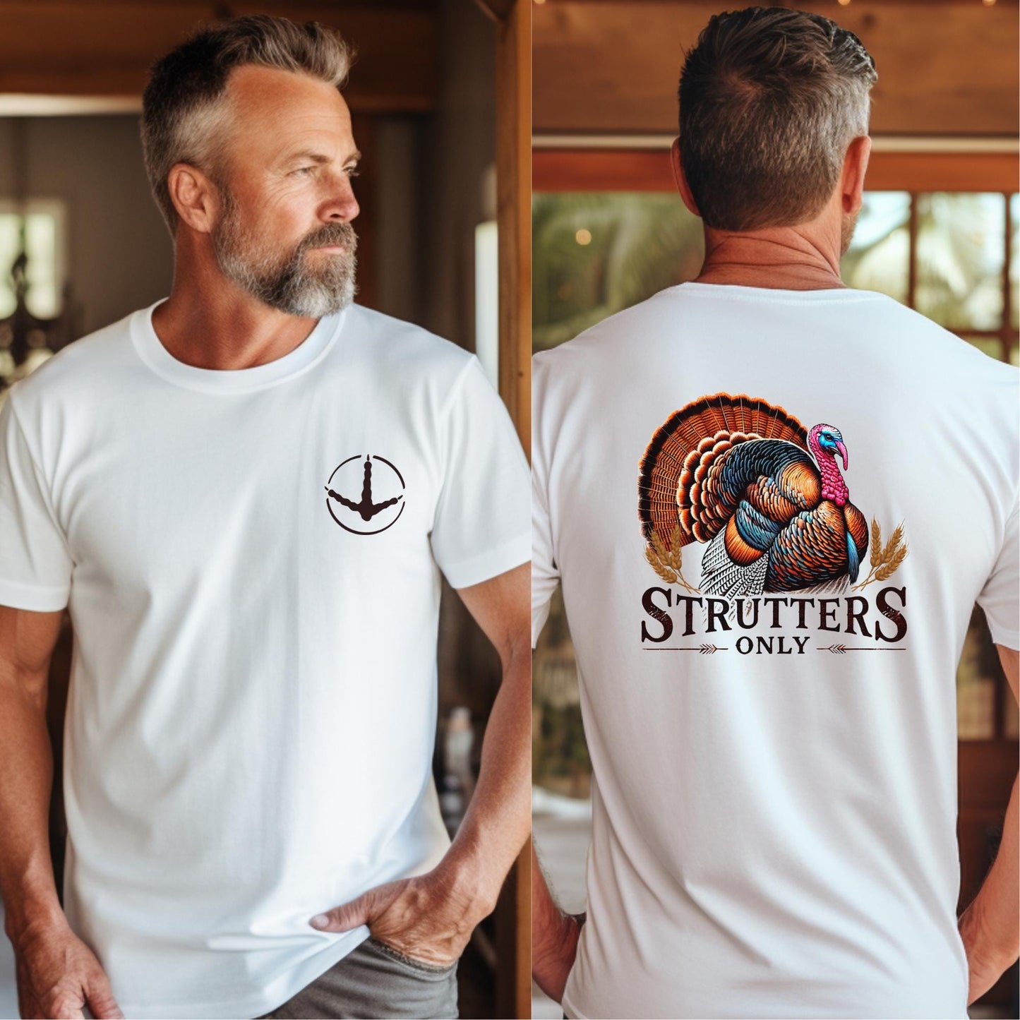 Wild Turkey Hunting T-Shirt: Hunter's Gift, Softstyle Cotton