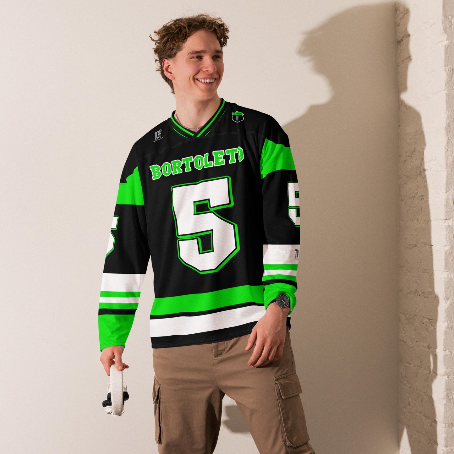 Bold Number 5 Oversized Racing Hockey Jersey – Lightweight Unisex Streetwear Jersey for Racing Enthusiasts