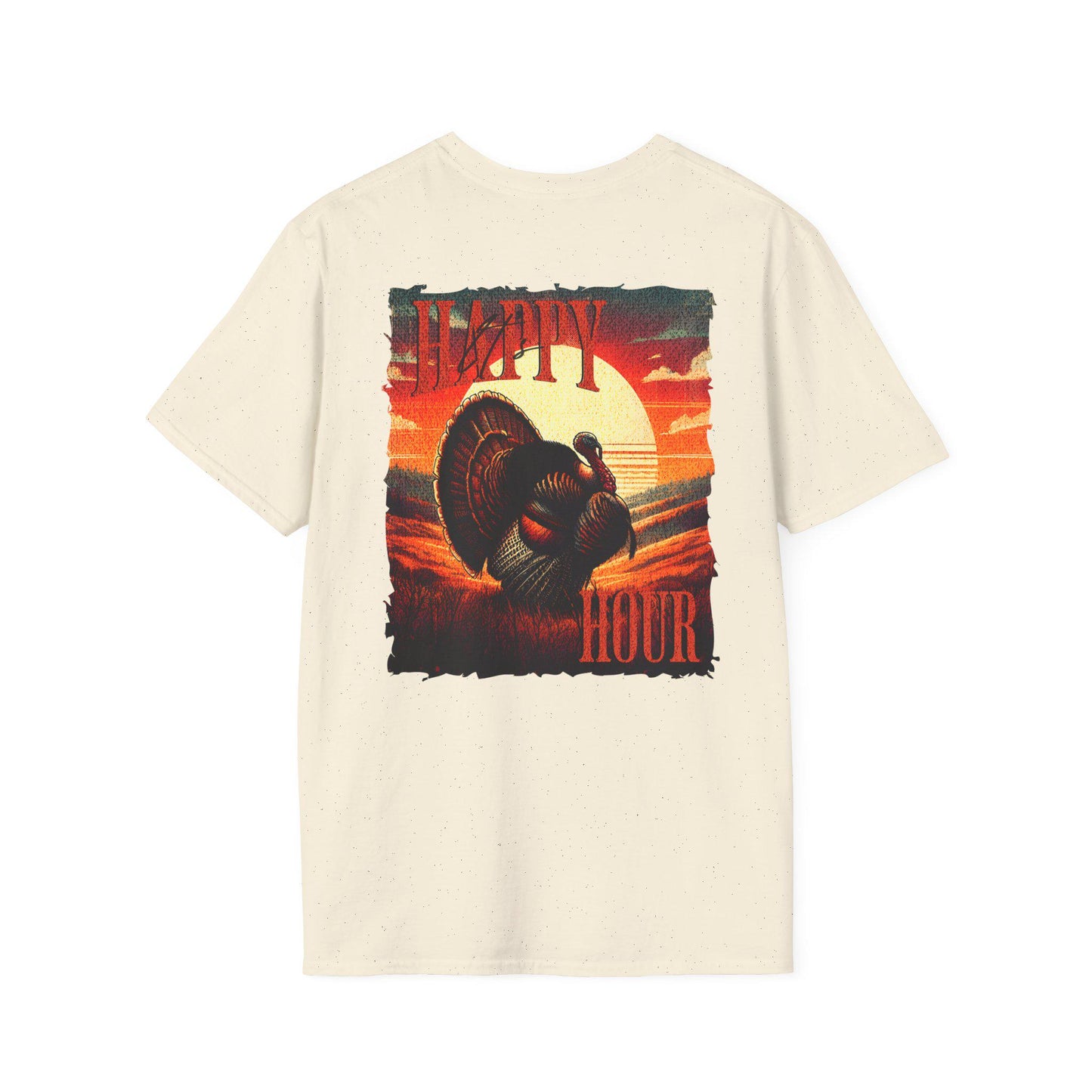 Happy Hour Turkey Hunting Shirt: Unisex Cotton Tee