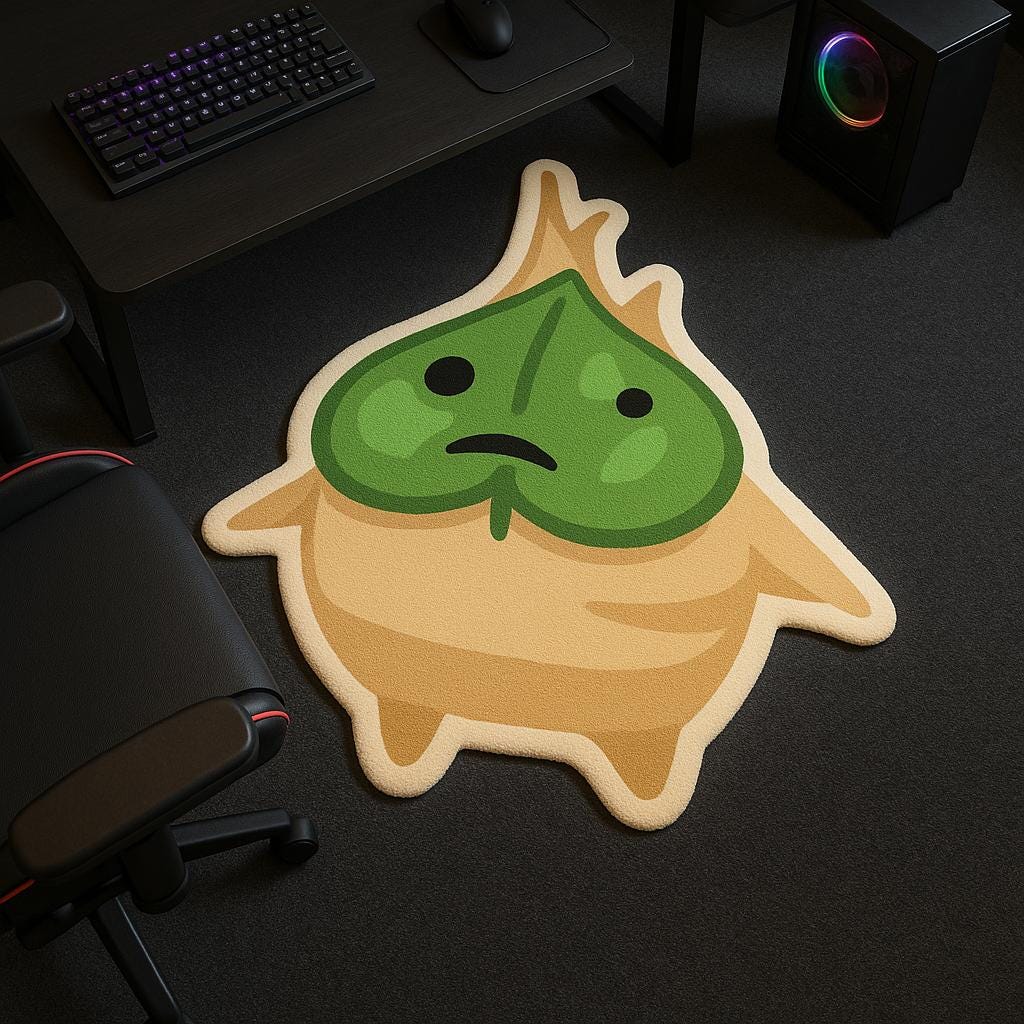 Legend of Zelda Korok Rugs - Gaming Room Decor Polyester Rug