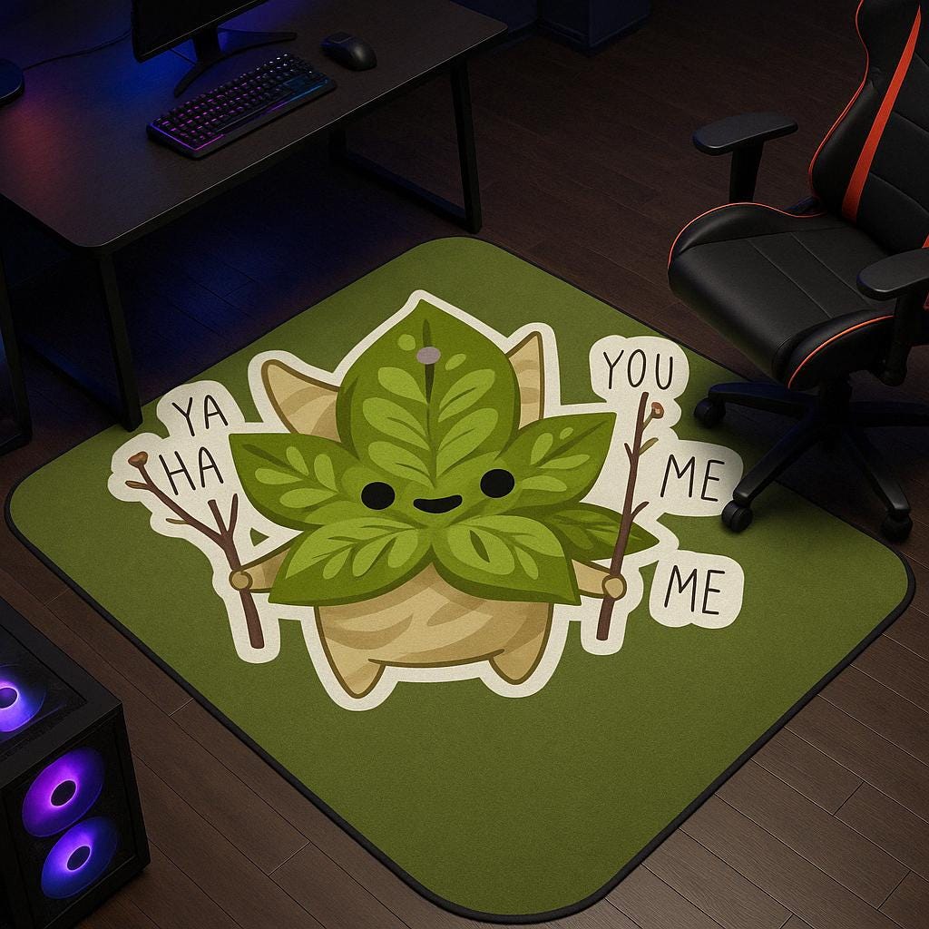 Legend of Zelda Korok Rugs - Gaming Room Decor Polyester Rug