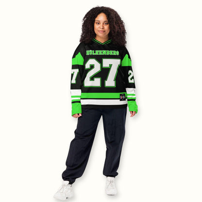 Motor Racing Inspired Unisex Hockey Jersey – Oversized Streetwear Sweatshirt for Unisex Comfort and Racing Look