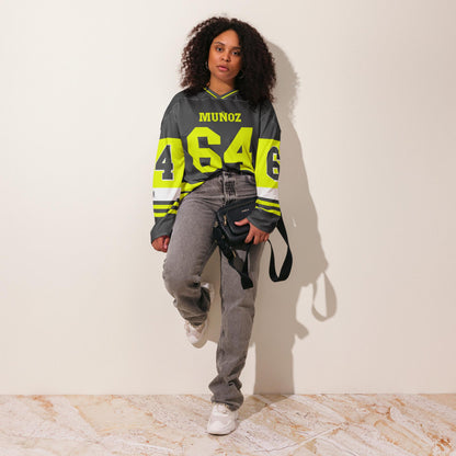 Racing Fan Oversized Unisex Hockey Jersey , Bold #64 Oversized Racing Hockey Jersey