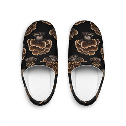 Black Mushroomful Women Slipper Gifte Womens Indoor Slippers Cozy Home Footwear Perfect Giftfor Her Housewarming Birthdays Mother's Day