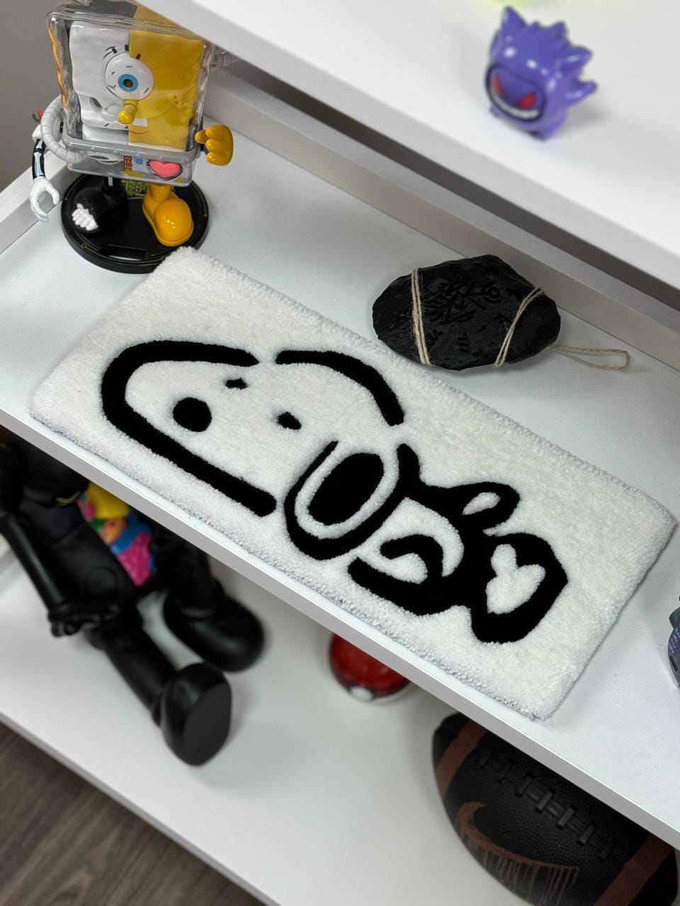 Keyboard tufted keyboard rug keyboard rest Custom rug keyboard  fuzzy desk carpet turbo cute rug cool rugs handmade rug snoopy kirby rug
