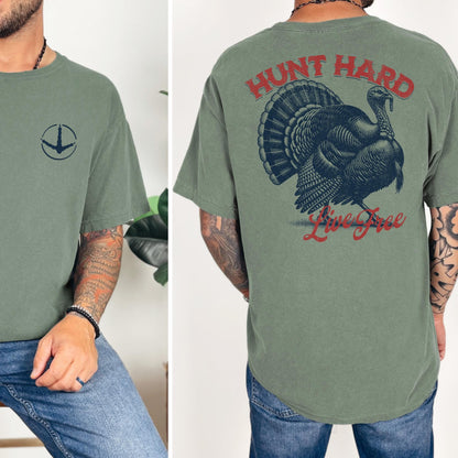 Vintage Wild Turkey Hunter Shirt: Outdoorsy Unisex Tee