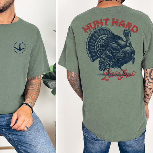 Vintage Wild Turkey Hunter Shirt: Outdoorsy Unisex Tee