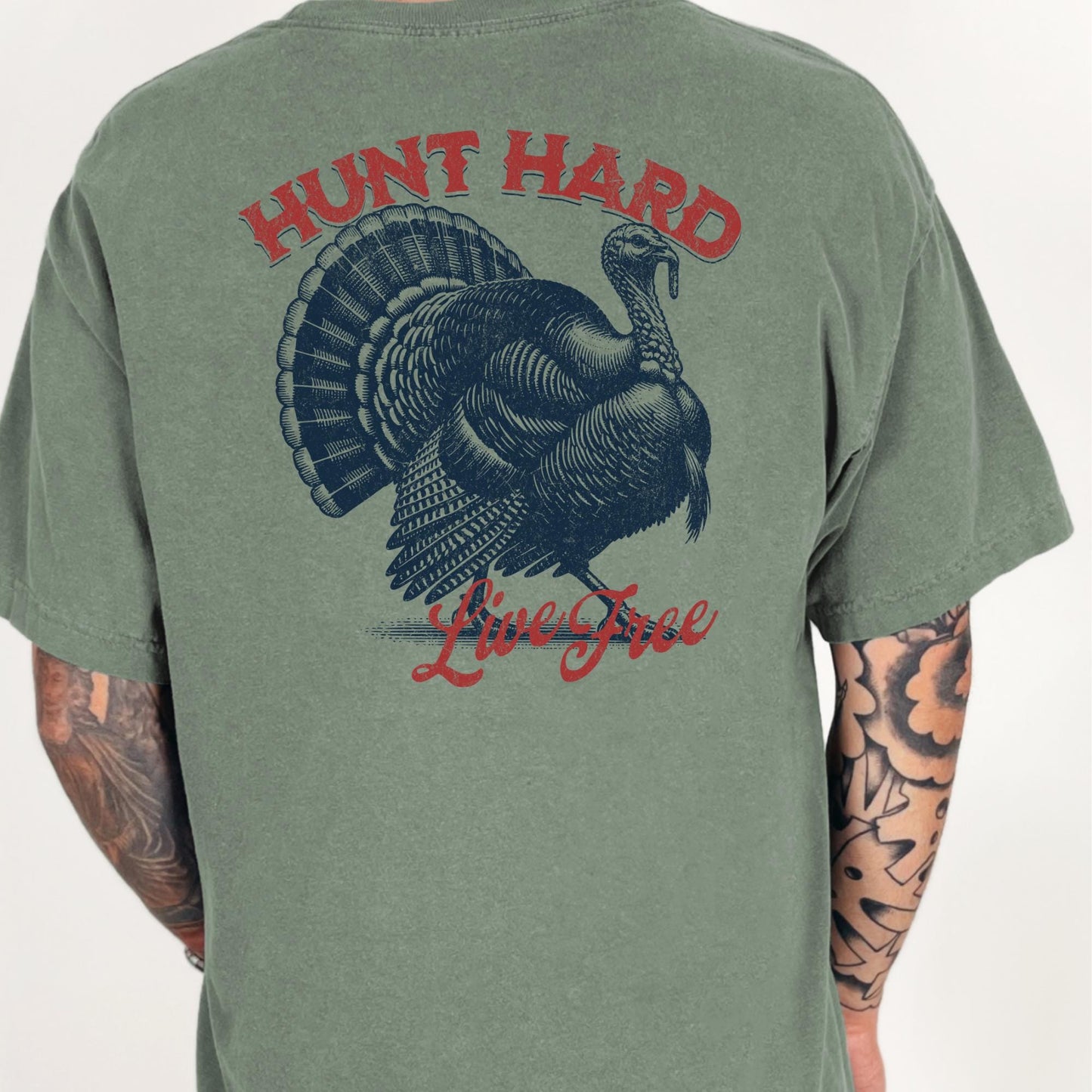 Vintage Wild Turkey Hunter Shirt: Outdoorsy Unisex Tee