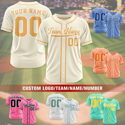 Custom baseball uniform personalized team name number cheerleading uniforms birthday family jersey matching outfit gifts for men women fans