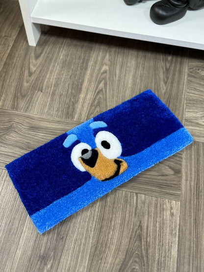 Bluey Keyboard Rug: Tufted Kids Desk Mat, Custom Desk Decor