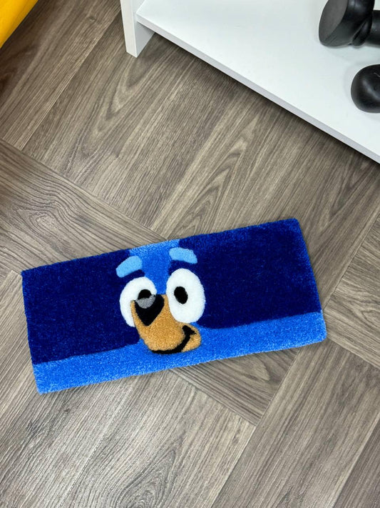 Bluey Keyboard Rug: Tufted Kids Desk Mat, Custom Desk Decor