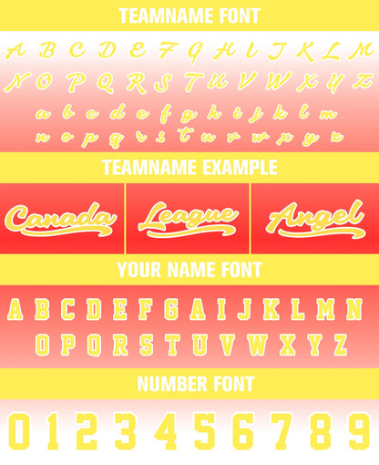 Personalized baseball uniform custom team uniform team name number team matching T-shirt gradient jerseys for family birthday party wedding