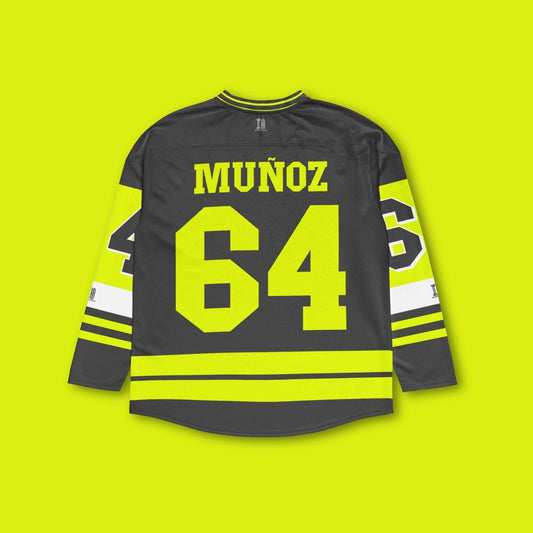 Racing Fan Oversized Unisex Hockey Jersey , Bold #64 Oversized Racing Hockey Jersey