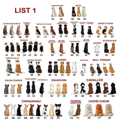 Personalized Fathers Day Gift For Dog Dad, Custom Dog Breed Action Figure Acrylic Block, Dog Lovers Gift, Dog Owner Gift, Pet Lovers Gift