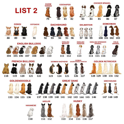 Personalized Fathers Day Gift For Dog Dad, Custom Dog Breed Action Figure Acrylic Block, Dog Lovers Gift, Dog Owner Gift, Pet Lovers Gift